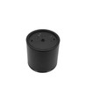 Plafonnier AR111, GU10 - IP65, noir, aluminium, en saillie, sans source lumineuse