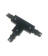 LEDlife Connecteur en T pour spots sur rail - Noir, 1 phase, 1F3W