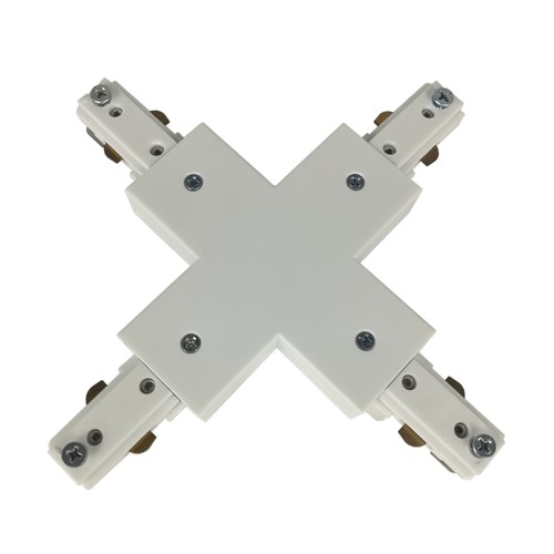 LEDlife X-connecteur pour spots sur rail - Blanc, 1 phase, 1F3W