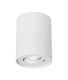 Spot plafonnier GU10 - En saillie, rond, blanc, orientable, IP20, sans source lumineuse