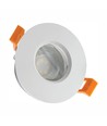Spot encastrable GU10, IP65 - Blanc, rond, sans source lumineuse