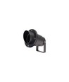 FLORI GU10 - Aluminium, angle réglable, IP65, 98x180mm, piquet noir, sans source lumineuse