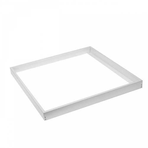 Cadre de montage en saillie 60x60 pour panneau LED - Blanc, hauteur 4,5-5cm, pour luminaires Algine