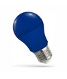Ampoule LED bleue E27 4,9W - A50, dépolie