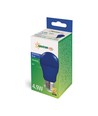 Ampoule LED bleue E27 4,9W - A50, dépolie
