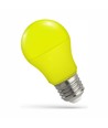 Ampoule LED jaune E27 4,9W - A50, dépolie