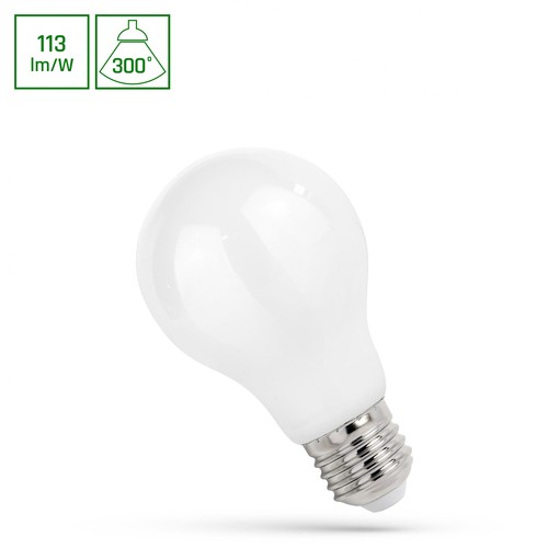 Ampoule LED E27 8,5W - A60, 950lm, 112lm/W, blanc chaud