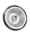 Spot LED GU10 10W - AR111, angle de diffusion 20°, 5 ans de garantie, boîtier noir