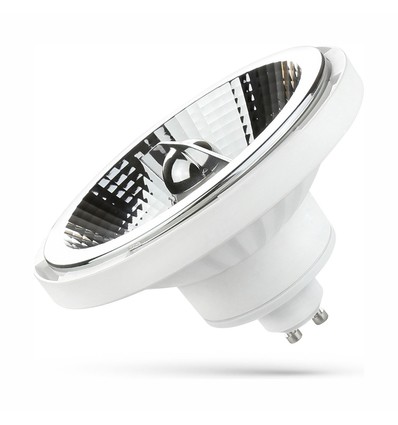 Spot LED GU10 12W blanc - AR111, 45°