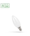 Ampoule LED E14 4W flamme - C37, 400lm, 2700K, blanc opale, COG filament
