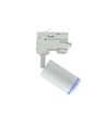 Spot sur rail triphasé Madara Ring II - Blanc, GU10, sans source lumineuse