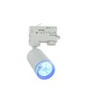 Spot sur rail triphasé Madara Ring II - Blanc, GU10, sans source lumineuse