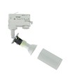 Spot sur rail triphasé Madara Ring II - Blanc, GU10, sans source lumineuse
