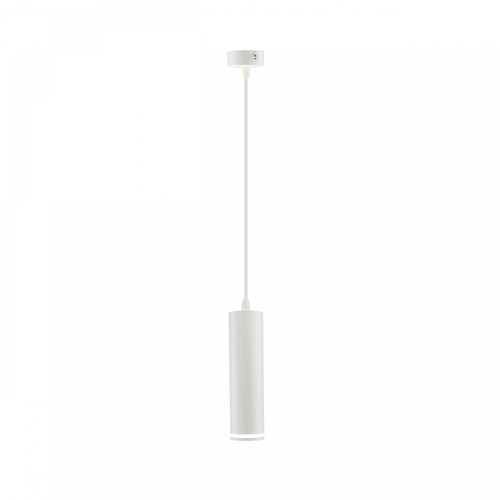 Madara GU10 suspension avec anneau - Blanc, câble de 1m, Ø55x200mm, IP20, sans source lumineuse