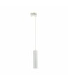 Suspension GU10 triphasée - Blanc, IP20, source lumineuse non incluse