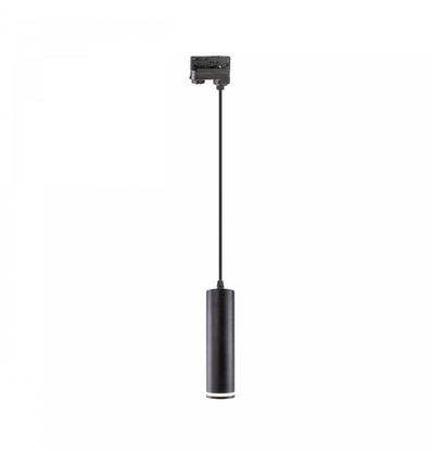 MADARA MINI RING GU10 SUSPENSION POUR RAIL 3 PHASES 230V IP25 FI55*200MM NOIR