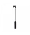 MADARA MINI RING GU10 SUSPENSION POUR RAIL 3 PHASES 230V IP25 FI55*200MM NOIR