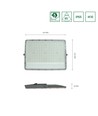 Projecteur LED 150W - IP65, blanc froid, extérieur