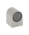 Plafonnier en saillie GU10, IP54 - Noir/gris, extérieur/intérieur, max 6W LED, sans source lumineuse
