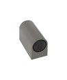 Applique murale Parete GU10 avec éclairage haut/bas - IP54 extérieur, pour 2x ampoules GU10, noir, rond
