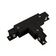 Connecteur en T pour rail 3 phases - Gauche, noir, Spectrum
