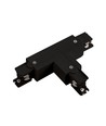 Connecteur en T pour rail 3 phases - Gauche, noir, Spectrum