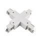 Connecteur en X pour rails 3 phases - Blanc, Spectrum