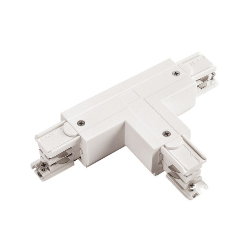 Connecteur en T pour rails 3 phases - Gauche, blanc, Spectrum