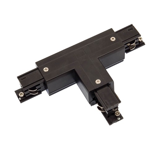 Connecteur en T pour rail 3 phases - Droite, noir, Spectrum