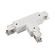 Connecteur en T pour rail 3 phases - T2, gauche, blanc, Spectrum