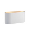 G9 Squalla - IP20, blanc, or, sans source lumineuse