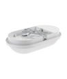 Lampe LED Technic 20W - IP54, IK07, Ovale, 4000K, détecteur PIR