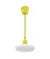Suspension LED 18W Albene Eco, Jaune - 1400lm, 3000K, blanc chaud, plafonnier décoratif