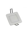 12W dimmable LED panneau encastrable, 24V - 800lm, 180x180mm, bord blanc, blanc froid