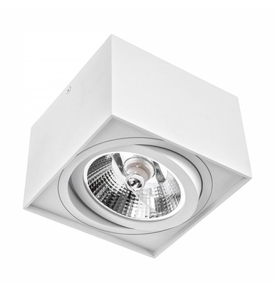 GU10 Chloe AR111 - IP20, carré, blanc, sans source lumineuse