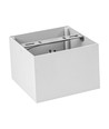GU10 Chloe AR111 - IP20, carré, blanc, sans source lumineuse
