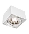 GU10 Chloe AR111 - IP20, carré, blanc, sans source lumineuse