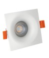 Spot encastrable Fiale V GU10 - Carré, blanc, IP20, sans source lumineuse