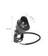 FLORI Spot 5W - 25°, 24V, Blanc Chaud, IP65