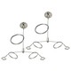 Kit de câbles pour panneau LED - 130 cm, convient aux panneaux de 60x60 cm, 120x30 cm et 120x60 cm