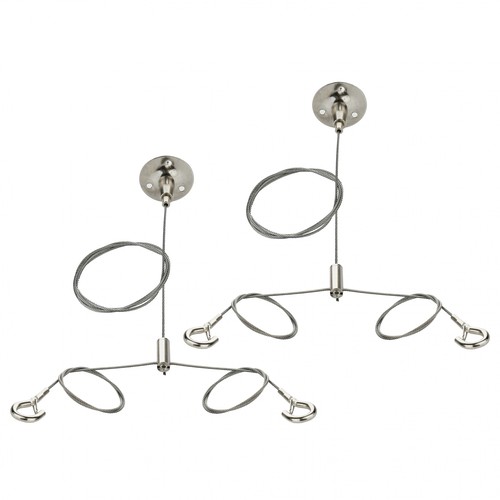 Kit de câbles pour panneau LED - 130 cm, convient aux panneaux de 60x60 cm, 120x30 cm et 120x60 cm
