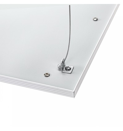 Kit de suspension pour panneaux LED 60x60 et 30x120 - 1m, lot de 4, réglable