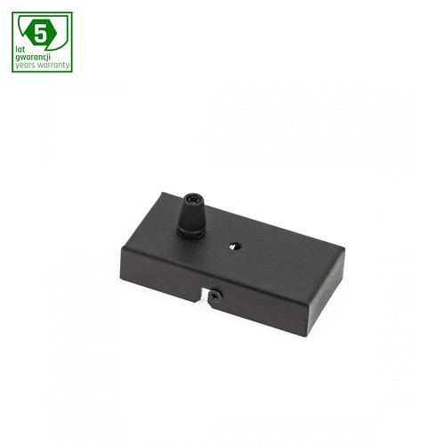 Boîtier de montage noir en acier - 102x52x22 mm, IP20, garantie 5 ans