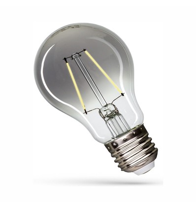 Ampoule LED E27 2,5W - A60, Modernshine, effet noir, 150lm, 270°
