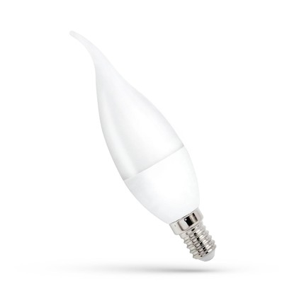Ampoule LED E14 8W flamme - 710lm, blanc chaud, angle 160°