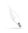 Ampoule LED E14 8W flamme - 710lm, blanc chaud, angle 160°