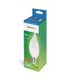 Ampoule LED E14 8W flamme - 710lm, blanc chaud, angle 160°