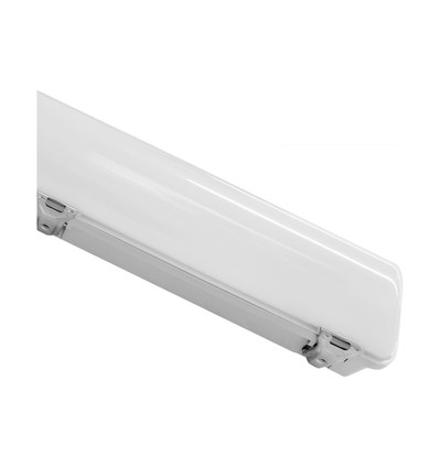 Réglette LED Limea 60cm 24W - IP65, 2400lm, 4000K, diffuseur transparent, garage/atelier