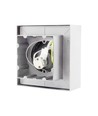 Spot en saillie AR111 GU10, blanc - Carré, orientable, 14,5 x 14,5 x 8,5 cm, sans source lumineuse