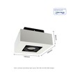 Applique murale GU10 avec éclairage haut/bas - IP44 extérieur, sans source lumineuse